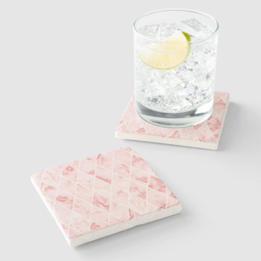 Marmor Steinuntersetzer (Seitenansicht)