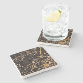 Marmor Steinuntersetzer (Seitenansicht)