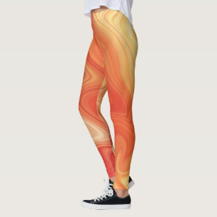 Marmor-Stil-Fluss Leggings