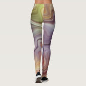 Marmor-Stil-Fluss Leggings (Rückseite)