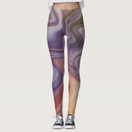Marmor-Stil-Fluss Leggings