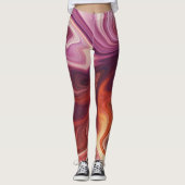 Marmor-Stil-Fluss Leggings (Vorderseite)