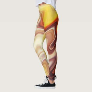 Marmor-Stil-Fluss Leggings