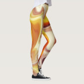 Marmor-Stil-Fluss Leggings (Rechts)