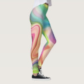 Marmor-Stil-Fluss Leggings (Rechts)