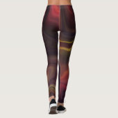 Marmor-Stil-Fluss Leggings (Rückseite)