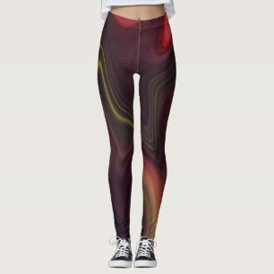 Marmor-Stil-Fluss Leggings
