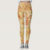 Marmor-Stil Leggings (Vorderseite)