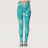 Marmor-Stil Leggings (Vorderseite)