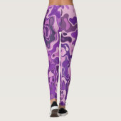 Marmor-Stil Leggings (Rückseite)