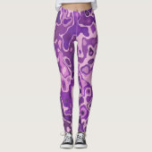 Marmor-Stil Leggings (Vorderseite)