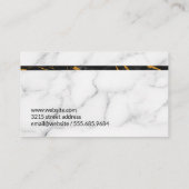 Marmor | Stilvoll | Lux Visitenkarte (Rückseite)