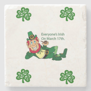 Marmor Stone Untersetzer St. Patrick's Day
