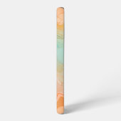 Marmor Terracotta und Jade Samsung Galaxy Hülle (Linke Seite)