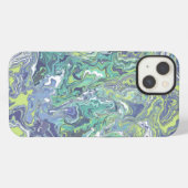 Marmor-Textur-Muster Cute iPhone Hülle (Rückseite (Horizontal))