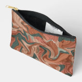 Marmor-Textur-Muster Zubehörtasche (Offen)