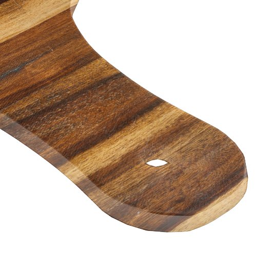 Marmor u. hölzernes angeredetes hackendes Brett (Ecke)