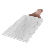 Marmor u. kupfernes hackendes Brett (Ecke)