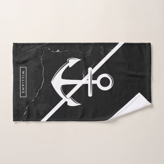 Marmor und Anker Badhandtuch Set (Handtuch)