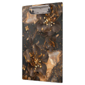 Marmor und Blume Klemmbrett (Links)
