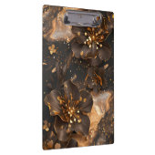 Marmor und Blume Klemmbrett (Rechts)