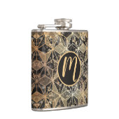 Marmor und geometrisches Muster Flachmann (Rechts)