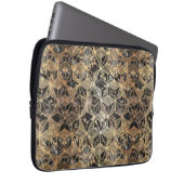 Marmor und geometrisches Muster Laptopschutzhülle (Vorne Rechts)