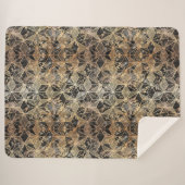 Marmor und geometrisches Muster Sherpadecke (Vorderseite (Horizontal))