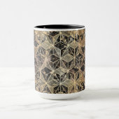 Marmor und geometrisches Muster Tasse (Zentrum)