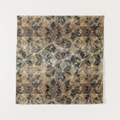 Marmor und geometrisches Muster Wandteppich (Vorderseite (Horizontal))