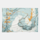 Marmor und Glitzer Abstrakt Geschirrtuch (Horizontal)