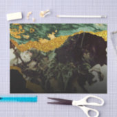 Marmor und Glitzer Abstrakte Textur Seidenpapier (Handwerk)