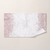 Marmor und Glitzer Badhandtuch Set (Handtuch)
