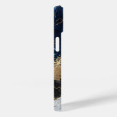 Marmor und Glitzer Case-Mate iPhone Hülle (Rückseite / Rechts)