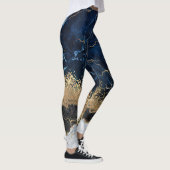 Marmor und Glitzer Leggings (Rechts)