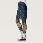 Marmor und Glitzer Leggings (Links)
