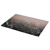 Marmor und Glitzer Schneidebrett (Ecke)