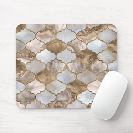 Marmor und Gold aus Marokko Mousepad (Mit Mouse)