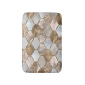 Marmor und Gold Badematte (Vorderseite Vertikal)