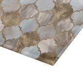 Marmor und Gold Schneidebrett (Ecke)