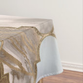 Marmor und Gold Tischdecke (Beispiel)