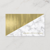 Marmor und Gold Visitenkarte (Vorderseite)