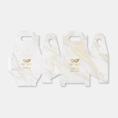 Marmor und Golddesign Mishloah Manut Geschenkschachtel (Ungefaltet)