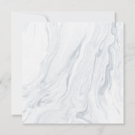 Marmor und Goldhochzeit speichern das Datum Save The Date (Rückseite)