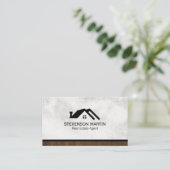 Marmor- und Holzschliff aus der Anwesen-Industrie Visitenkarte (Stehend Vorderseite)