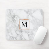 Marmor- und Imitat-Foil-Border-Monogram-Maus-Pad Mousepad (Mit Mouse)