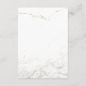 Marmor und Imitate - geometrische Gästedaten Begleitkarte (Rückseite)