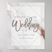 MARMOR UND METALLICH HERZLICH IM WEDING POSTER (Vorne)