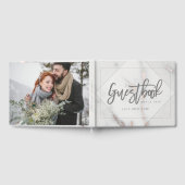 MARMOR UND METALLICH-WEDING GÄSTEBUCH (Voll)