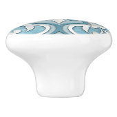 Marmor und Perle Keramikknauf (Seitenansicht)